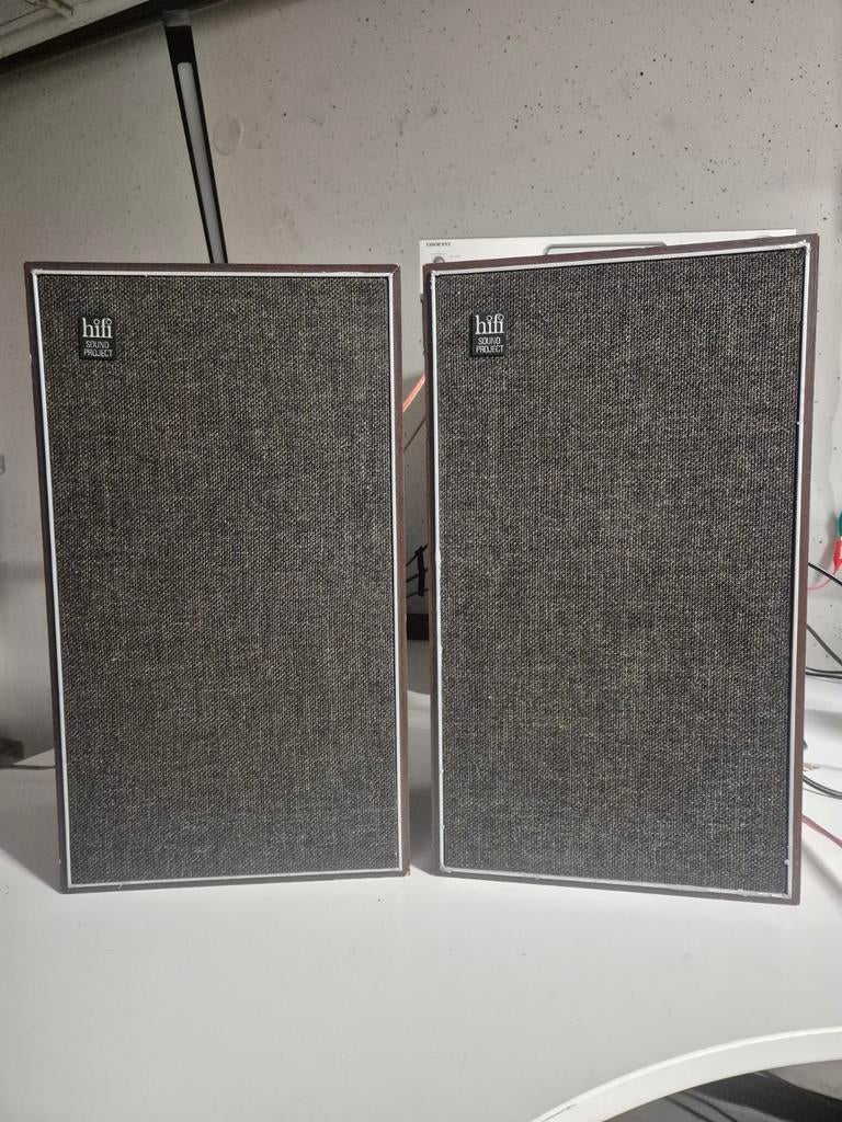 Vintage Hifi Sound Project  SX6453 2 weg speakers 70's, Audio, Tv en Foto, Luidsprekers, Ophalen of Verzenden, Minder dan 60 watt