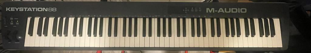 M-Audio Keystation 88 MIDI Keyboard Controller, Gebruikt, 88 toetsen, Aanslaggevoelig, Ophalen