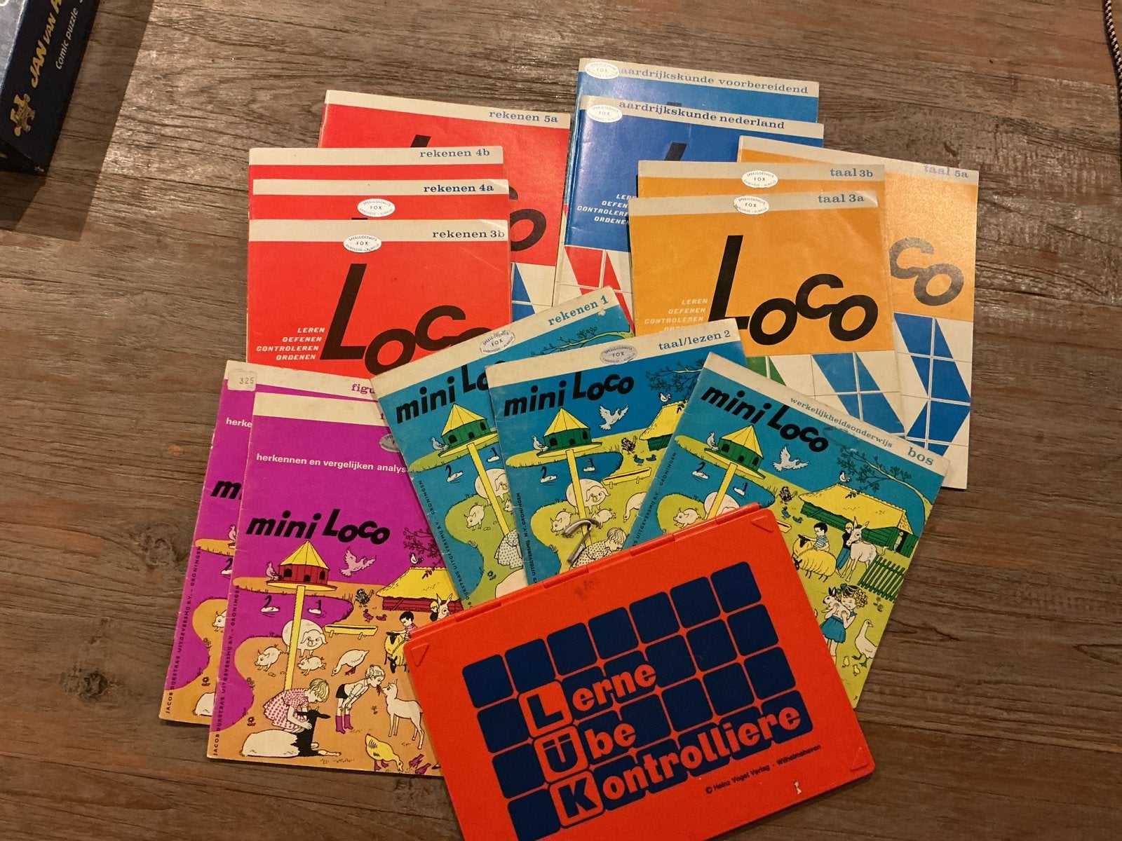 Grote collectie Loco en Mini Loco boekjes met basisdoos, Ophalen of Verzenden, Gebruikt, Rekenen