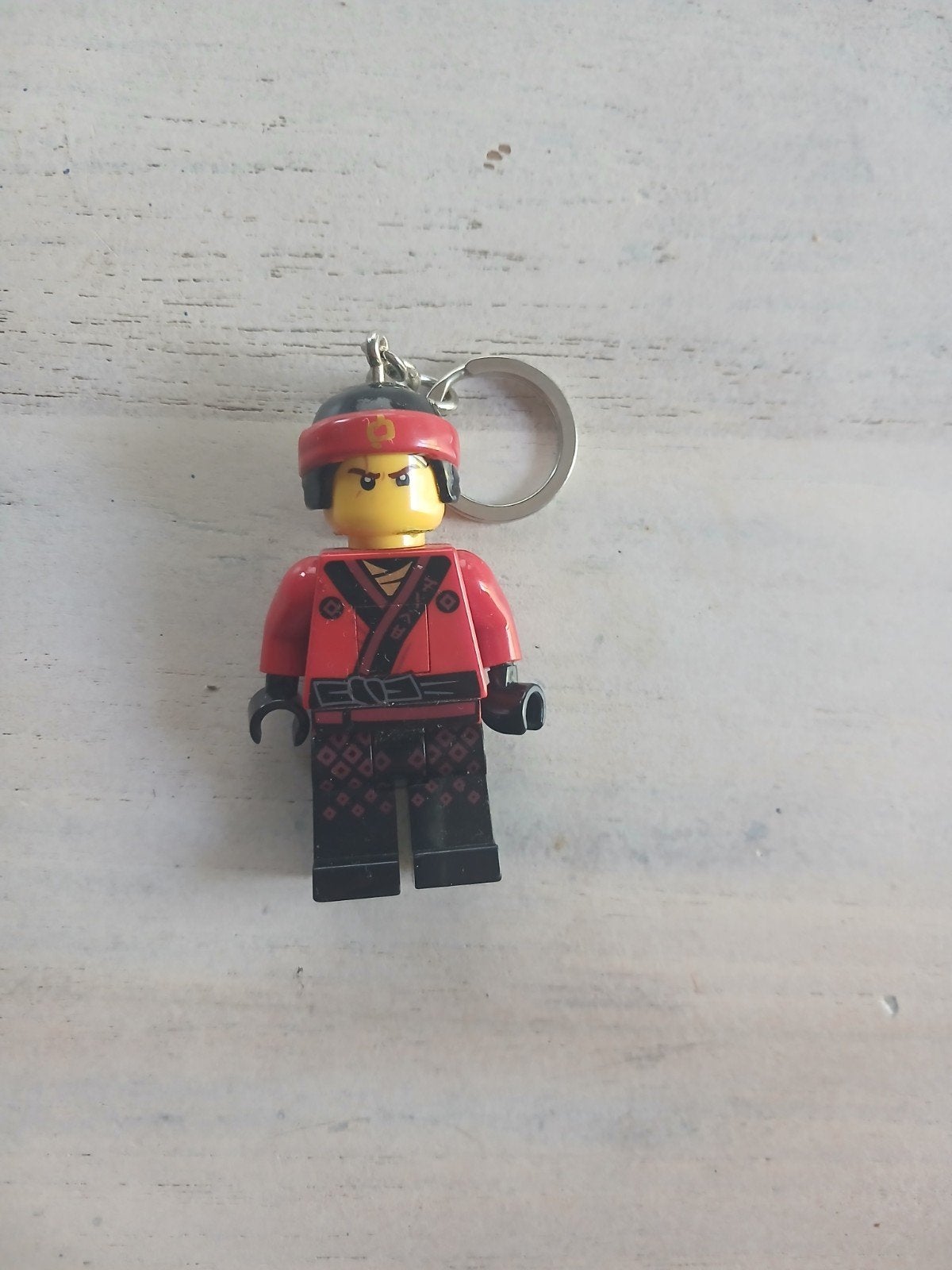 Lego Ninjago Kai sleutelhanger, Gebruikt, Lego, Ophalen of Verzenden, Sleutelhanger