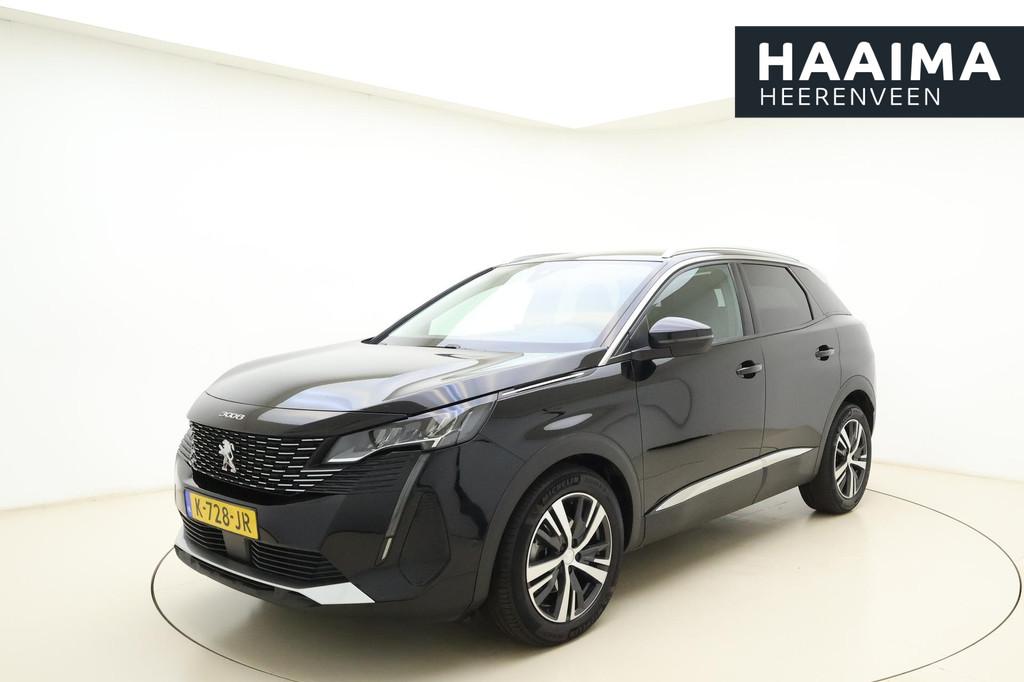 Peugeot 3008 Allure 1.2 Turbo 130 pk Automaat | Camera | Sto, Auto's, Peugeot, Gebruikt, Leder en Stof, Zwart, Origineel Nederlands