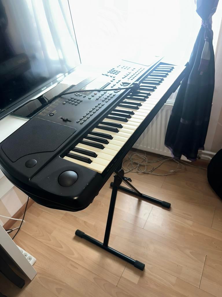 GEM WK2 arranger keyboard met hard disk + standaard, 61 toetsen, Zo goed als nieuw, Met standaard, Gem