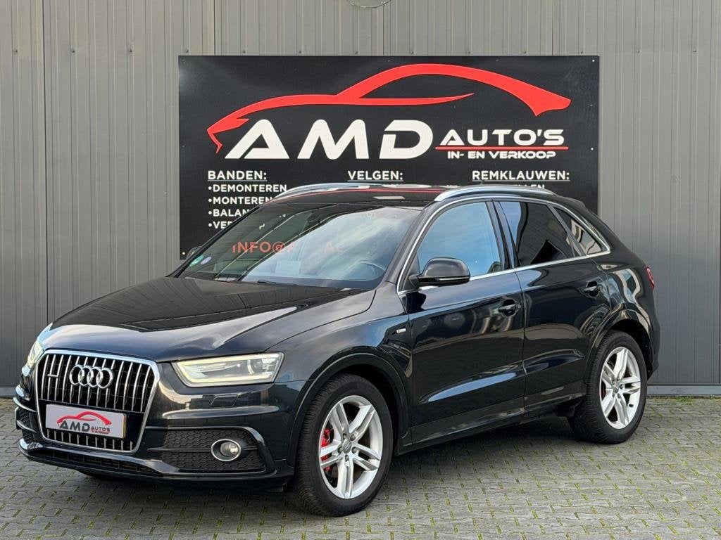 Audi Q3 2.0 TFSI quattro S Line |Nap|Automaat|Cruise|Airco|S, Auto's, Euro 5, Gebruikt, Zwart, 4 cilinders