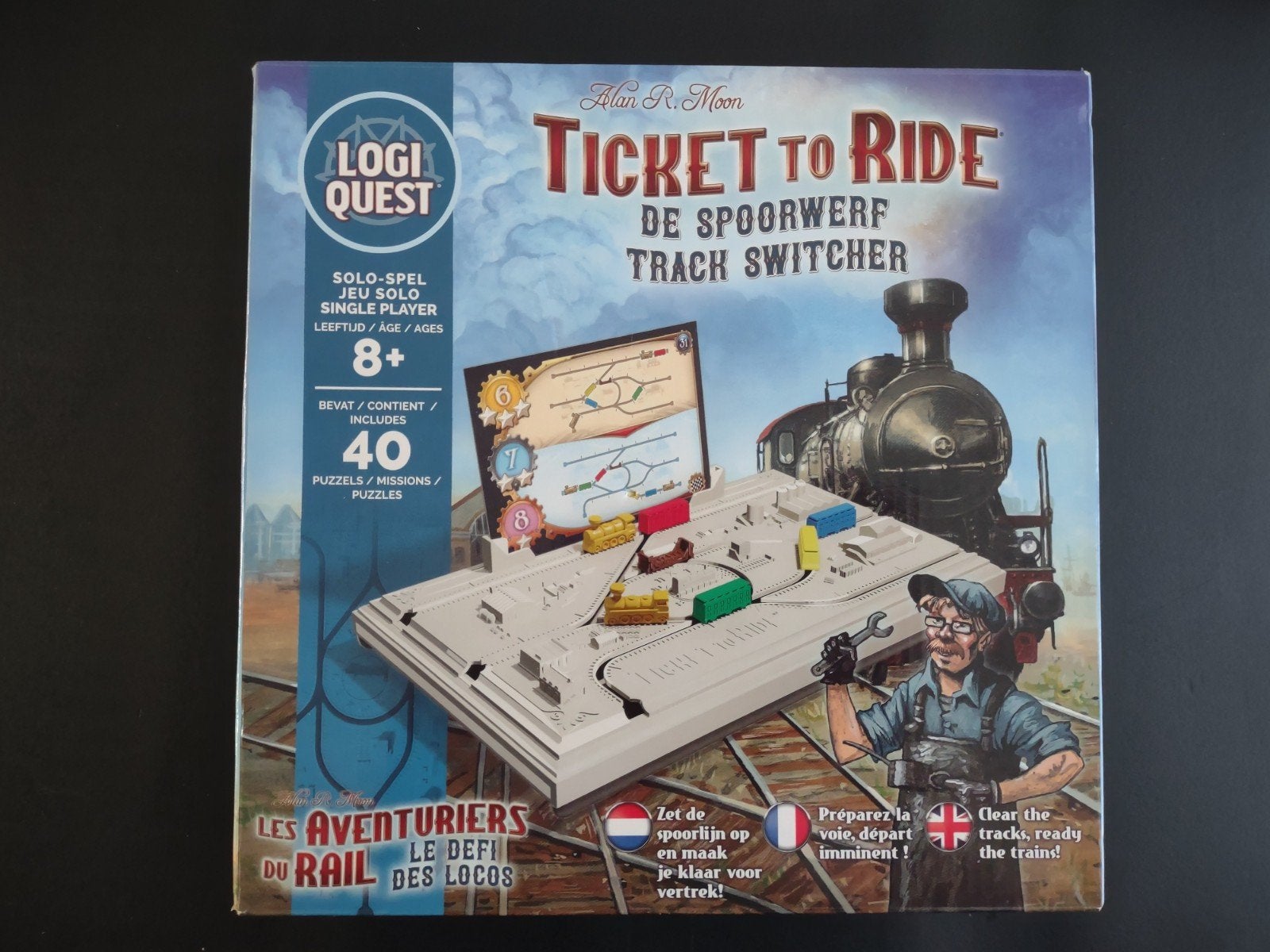 Ticket to Ride de Spoorwerf - Puzzelspel, Een of twee spelers, Ophalen of Verzenden, Nieuw, Logi Quest