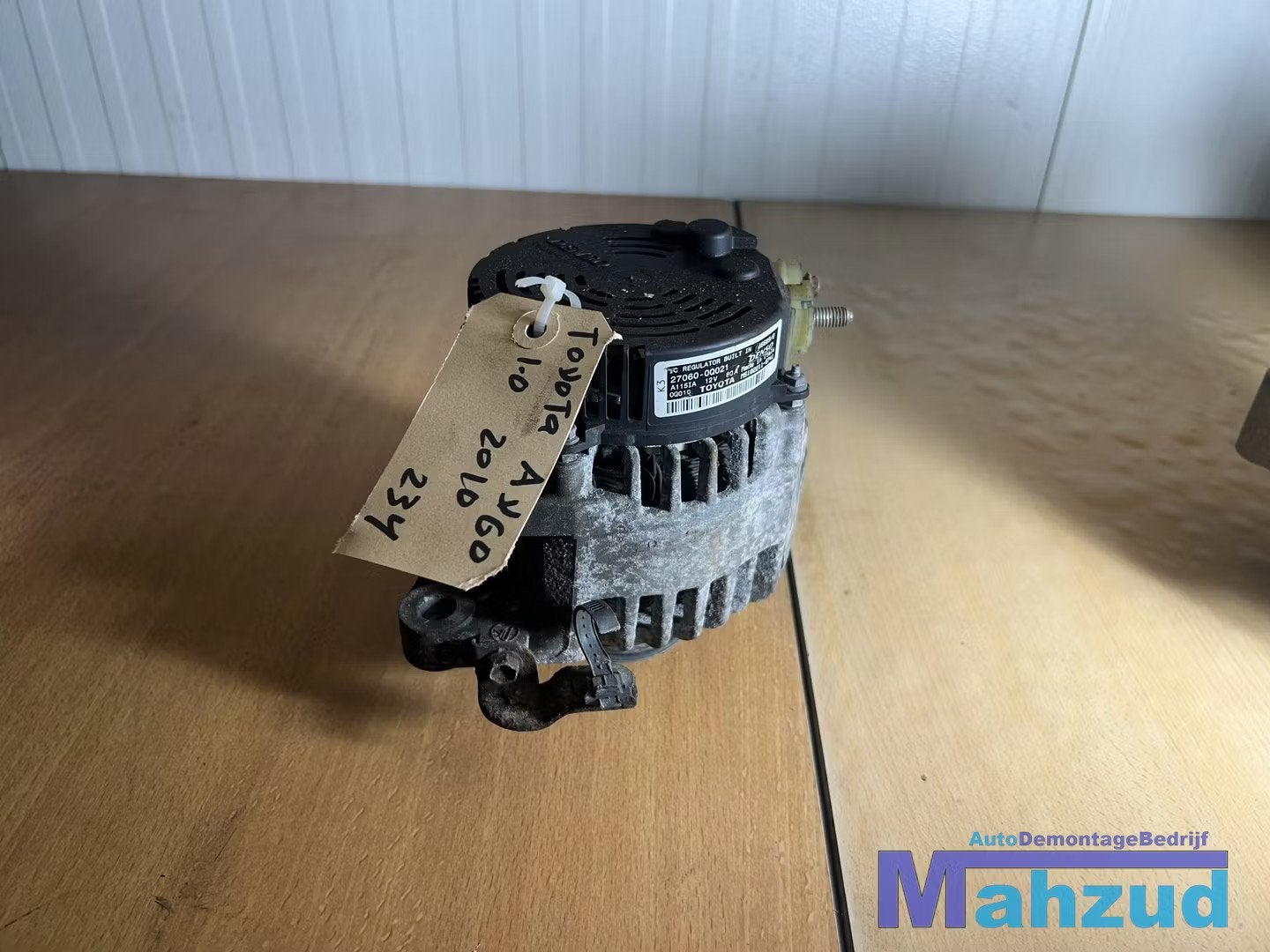 TOYOTA AYGO C1 107 80a dynamo 2005-2014, Info@toyota.co.jp, Gebruikt, Toyota Motor Corporation, Toyota