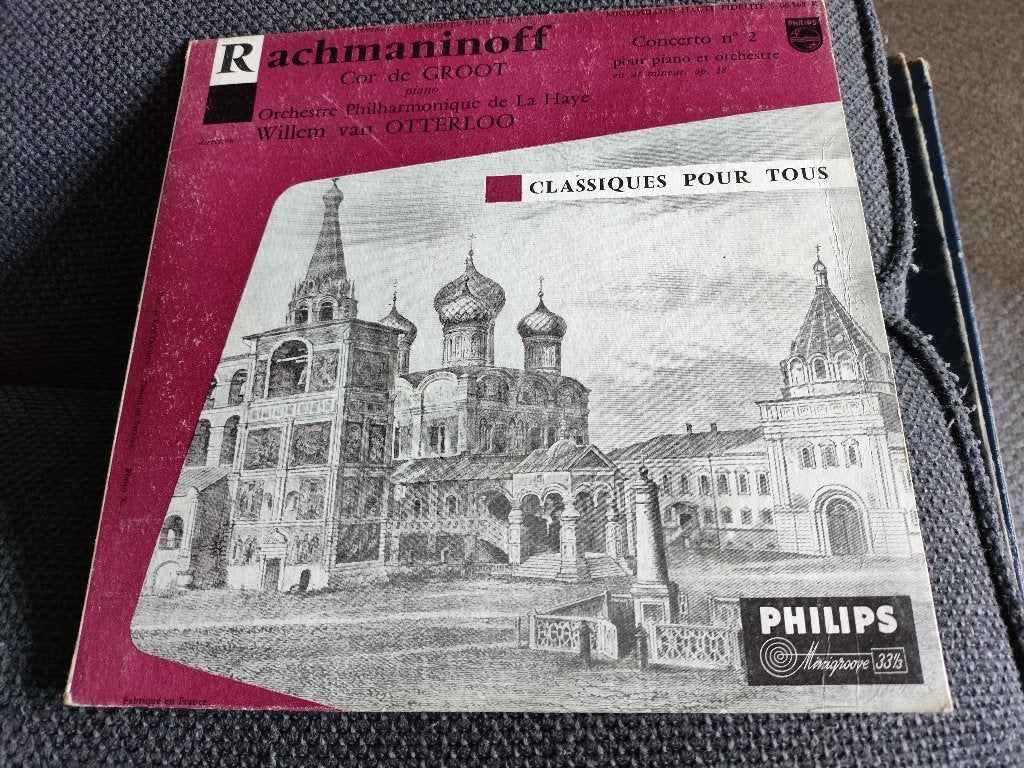Rachmaninoff classiques pour tous in nette staat, Kamermuziek, Ophalen of Verzenden, Zo goed als nieuw, 12 inch