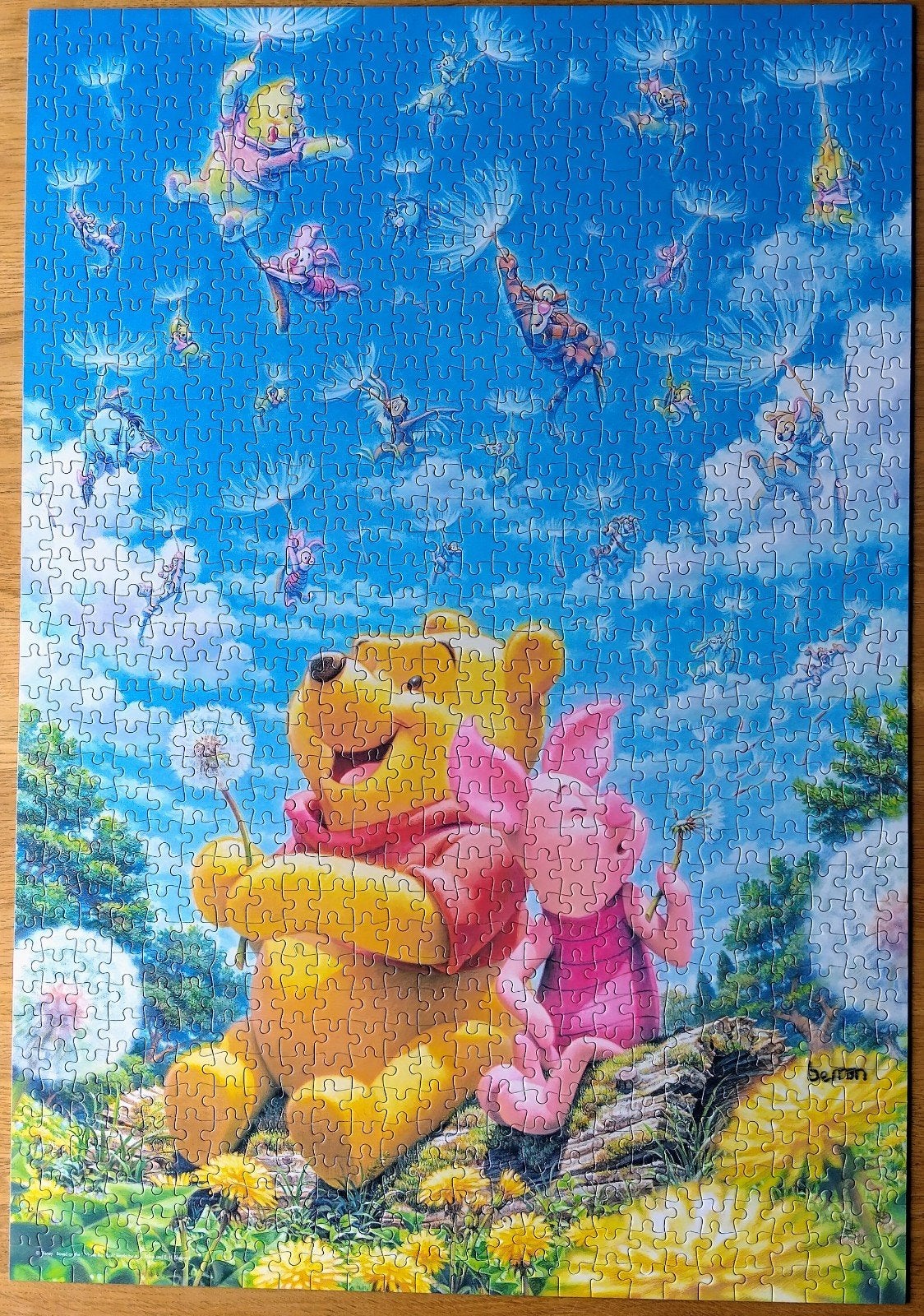 Disney puzzel Tenyo, Ophalen, 500 t/m 1500 stukjes, Zo goed als nieuw, Legpuzzel