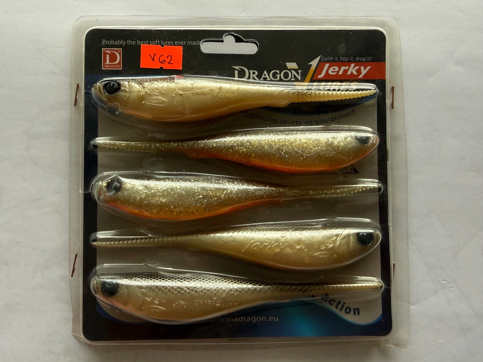 Dragon V-Lures Jerky 15cm 5 stuks V62, Watersport en Boten, Ophalen of Verzenden, Nieuw, Overige typen