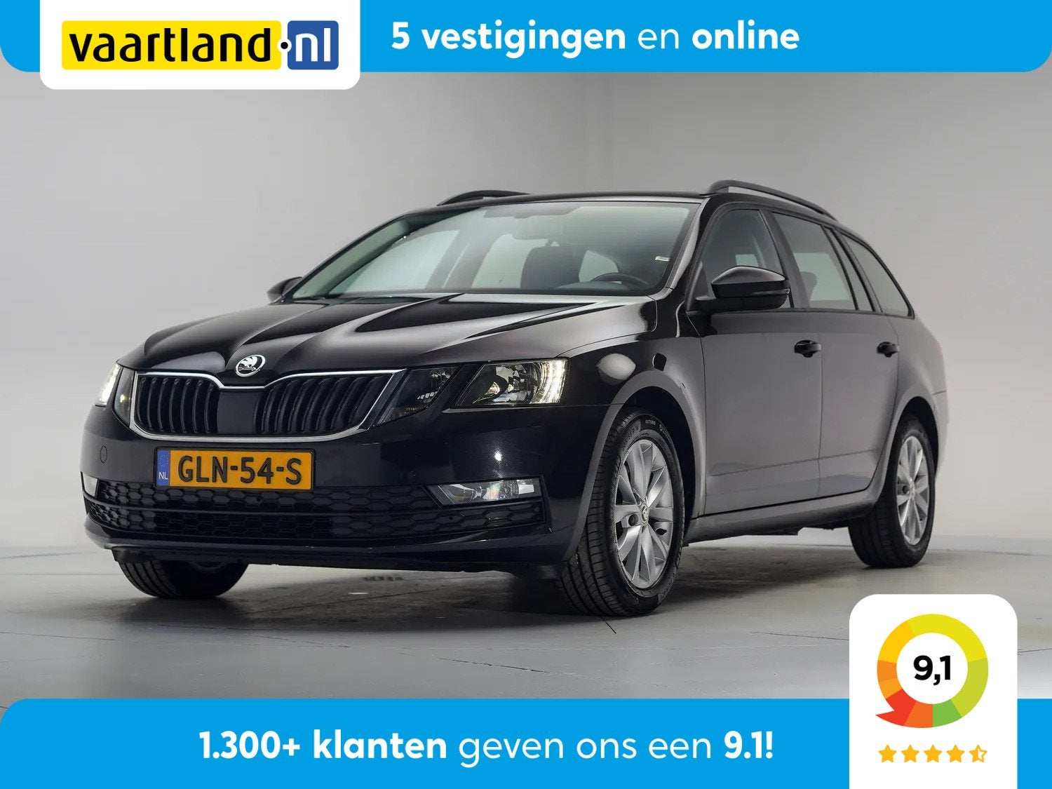 Skoda Octavia COMBI 1.0 TSI Business Edition Plus [ Apple Ca, Gebruikt, 116 pk, Zwart, Handgeschakeld