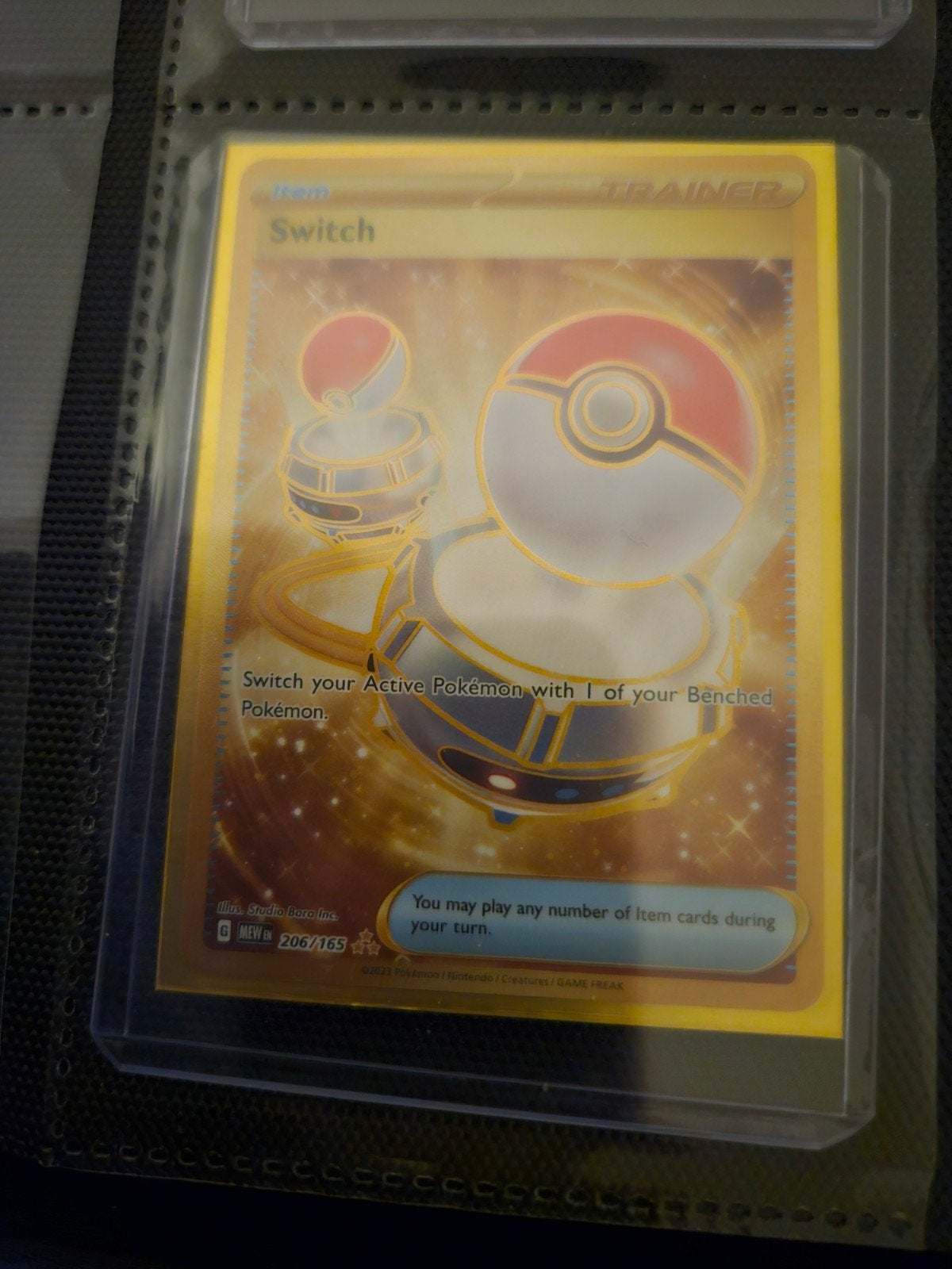 Pokemon Switch 206/165 151 Set Engels, Ophalen of Verzenden, Zo goed als nieuw, Losse kaart, Foil