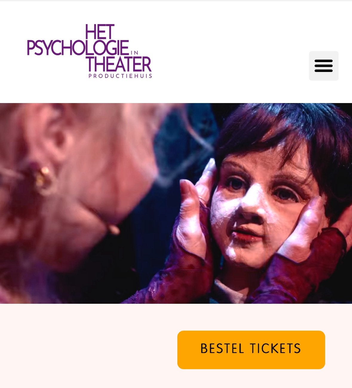 Psychologie in Theater, ons kind. In Oss, Twee personen, Oktober, Toneel