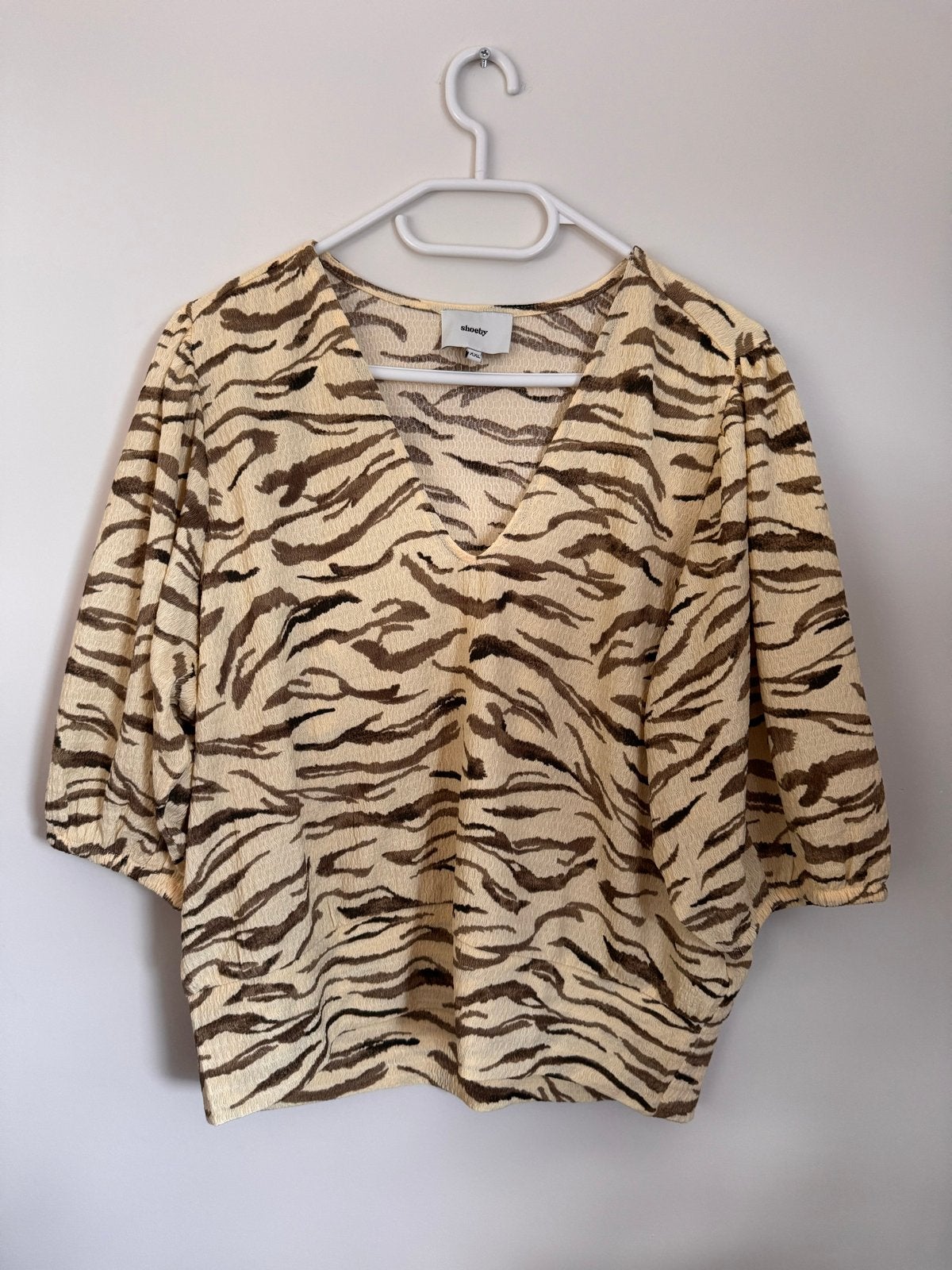 Shoeby Top XXL - Nieuw met Tijgerprint, Beige, Maat 46/48 (XL) of groter, Nieuw, Ophalen of Verzenden