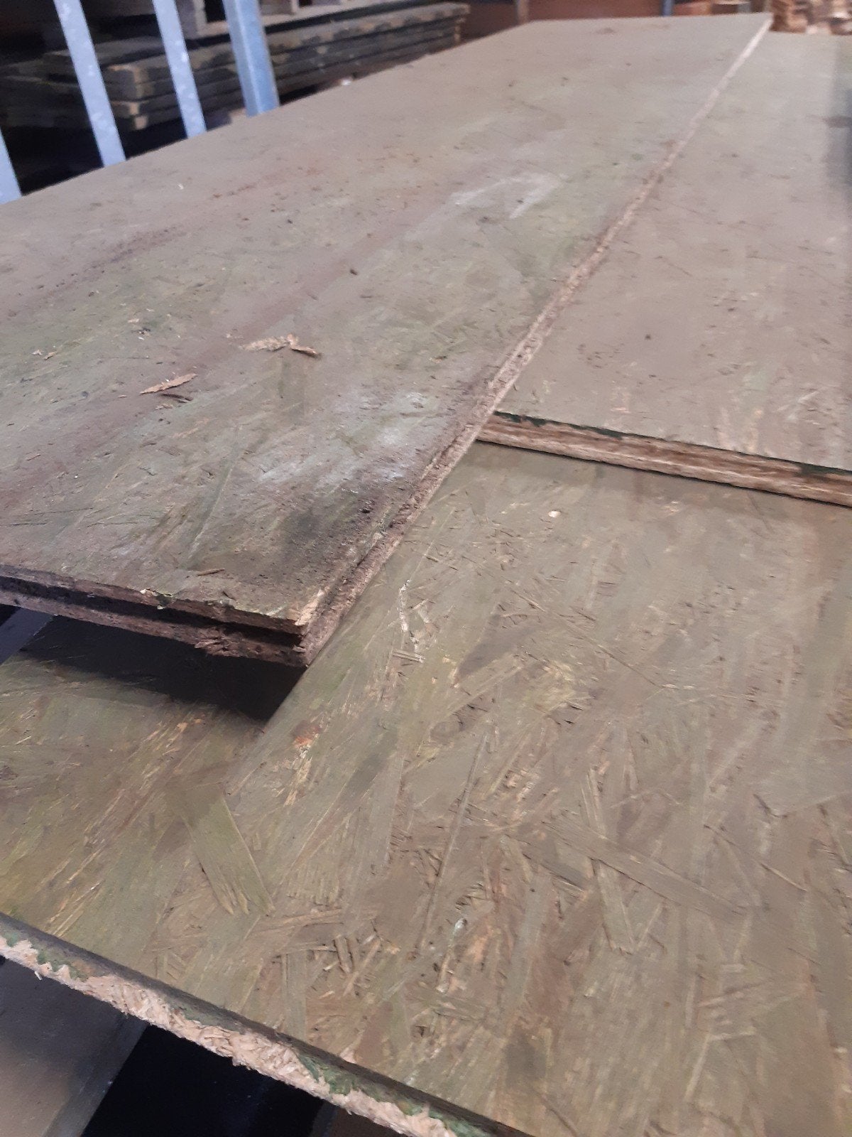 partij gebruikte OSB platen, 18 mm, 59/204 en 59/244 cm, Doe-het-zelf en Verbouw, Ophalen