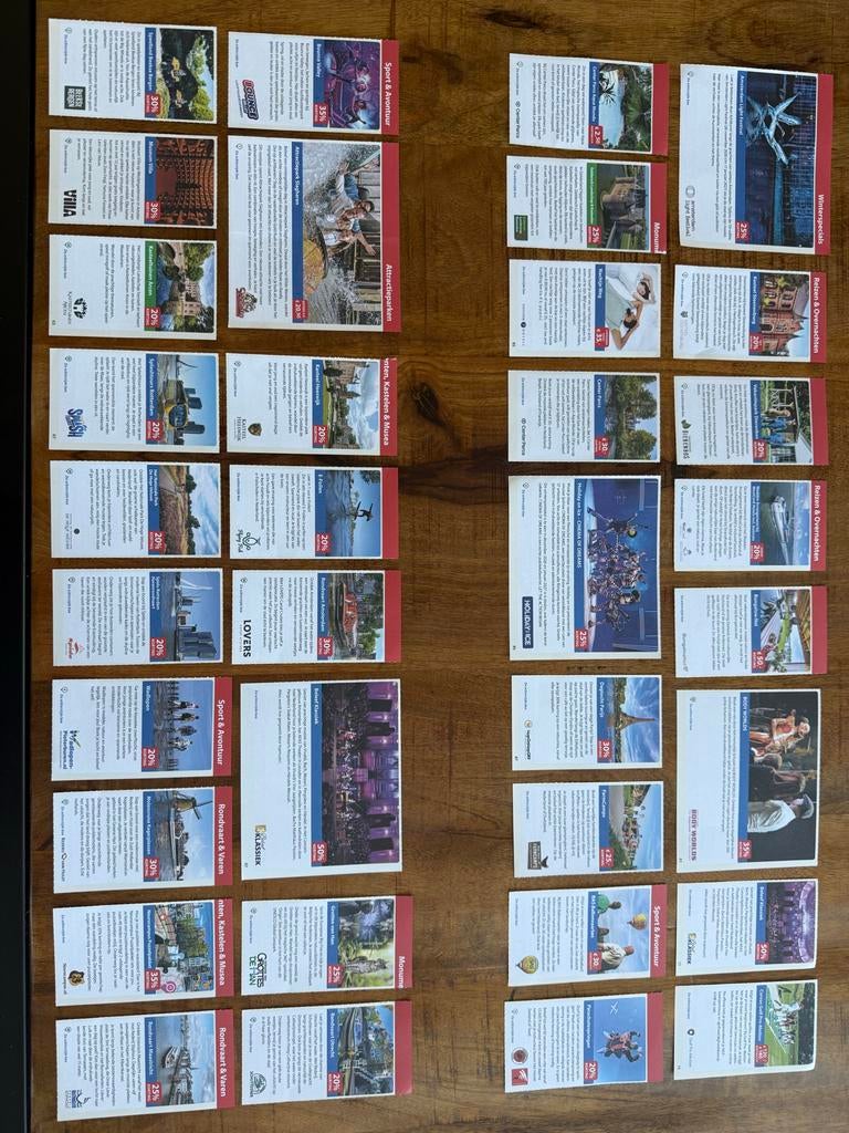 Uitjes/vakantie kaartjes, Tickets en Kaartjes, Drie personen of meer, Overige soorten, Overige typen