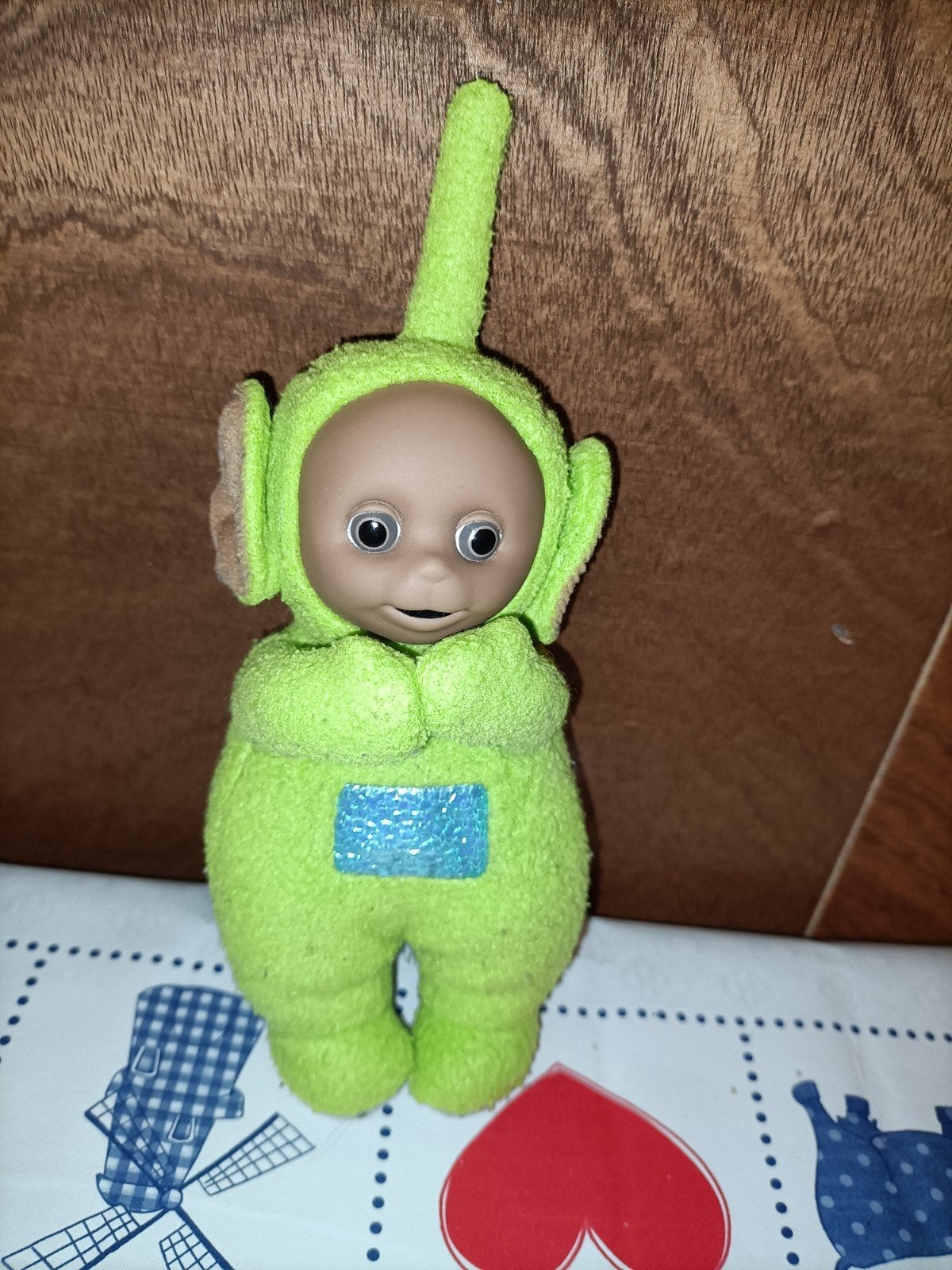 Dipsy speenhouder knuffeltje Teletubbies 21 cm, Kinderen en Baby's, Speelgoed | Knuffels en Pluche, Ophalen of Verzenden, Zo goed als nieuw