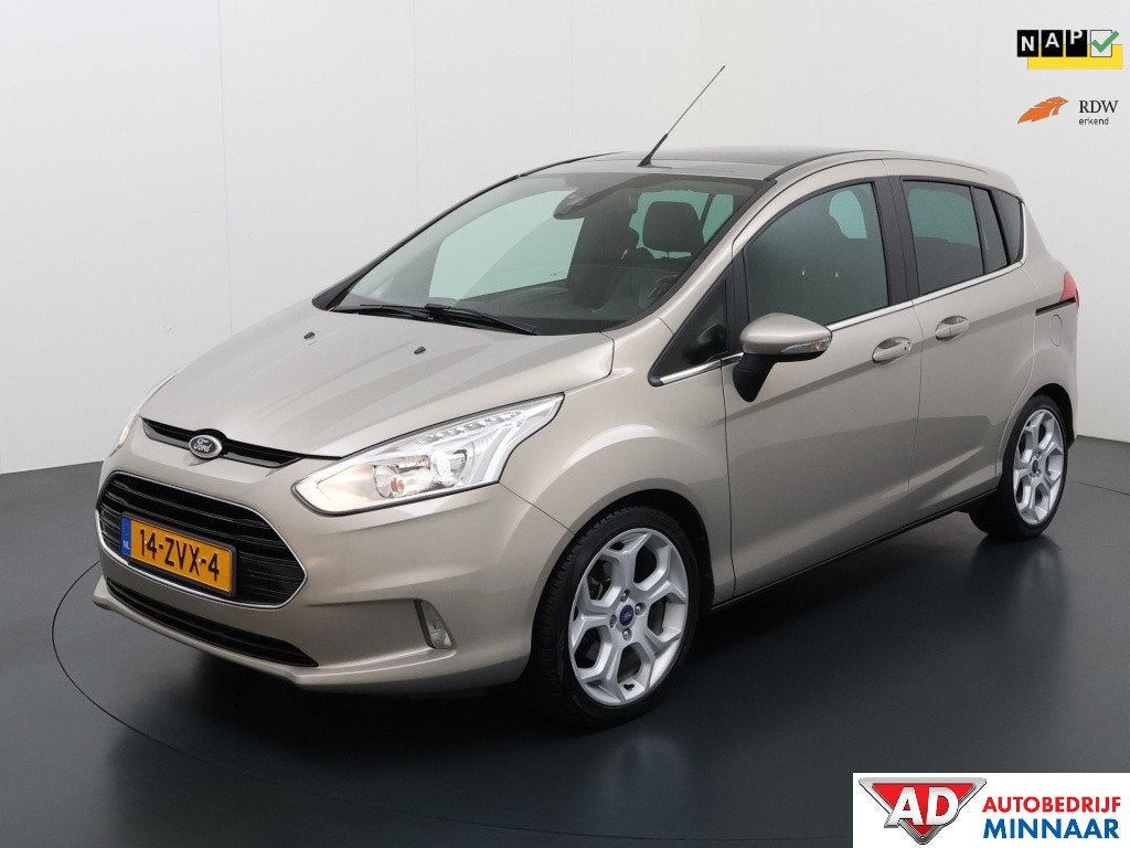 Ford B-MAX 1.0 EcoB. Titanium , Pannoramadak | leder interie, Auto's, Ford, Bedrijf, Te koop, B-Max, ABS, Airbags, Airconditioning