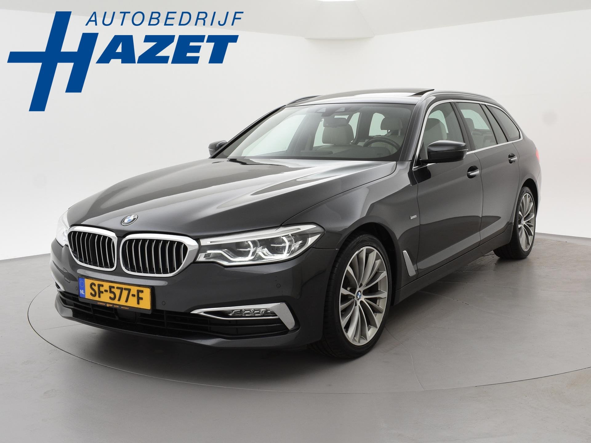 BMW 5-serie Touring 520i H.E. 184 PK AUT. LUXURY LINE + COMF, Auto's, Automaat, 1998 cc, Achterwielaandrijving, Gebruikt