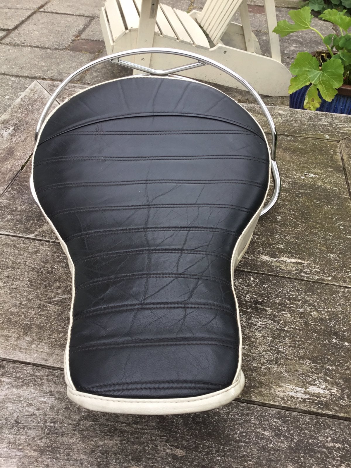 Moto Guzzi California en V 7 zadel met chrome bagage rek, Ophalen of Verzenden