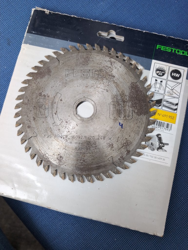 Festool Fijngetand zaagblad voor TS 55 EBQ, Doe-het-zelf en Verbouw, Gereedschap | Zaagmachines, Festo, Invalzaag, Ophalen of Verzenden
