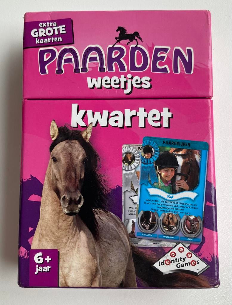 Paardenkwartet, Ophalen of Verzenden, Zo goed als nieuw, Speelkaart(en)