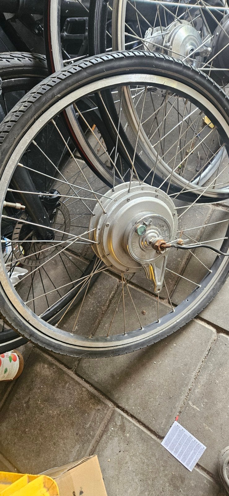 26 inch achterwiel motor voor elektrische fiets, Gebruikt, Ophalen of Verzenden, Motor, Elektrische fiets