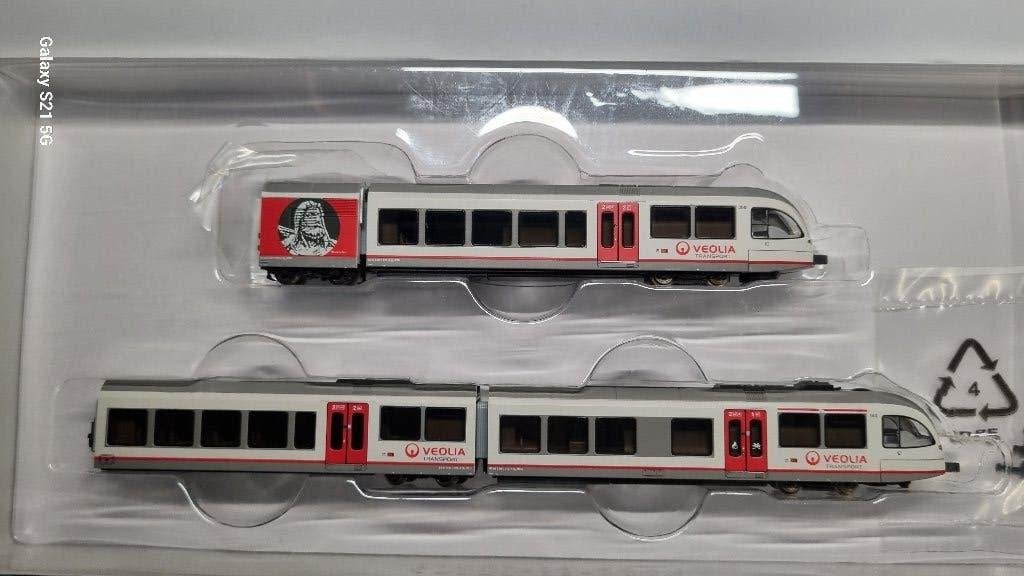 PIKO   GTW2/8 Veolia  40227, Treinset, Gelijkstroom, Verzenden, Piko