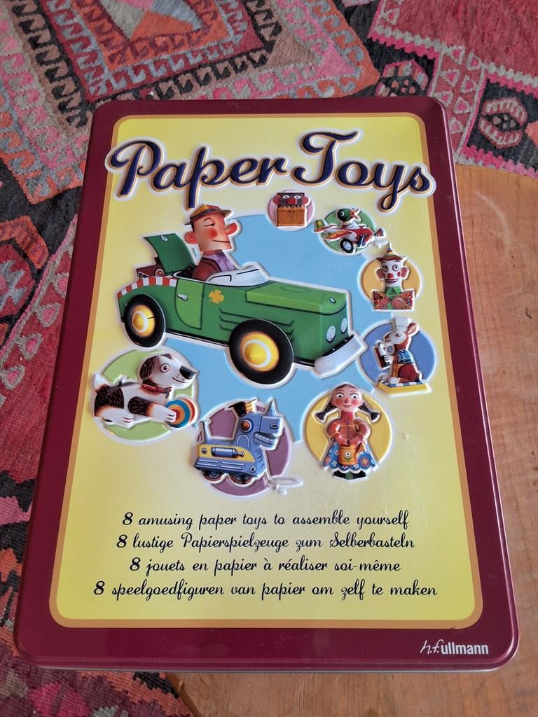 Paper Toys knutselset in blik - Nieuwstaat (2008), Kinderen en Baby's, Ophalen of Verzenden, Nieuw, Bouwen