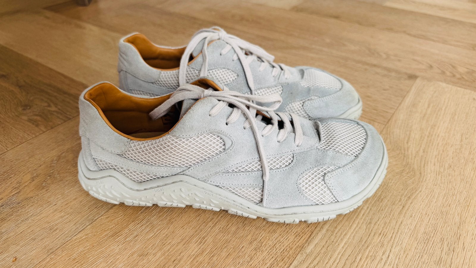 Barefoot m40 trekking Rita licht grijs/blauw, Blauw, Ophalen of Verzenden, Sneakers of Gympen, Zo goed als nieuw