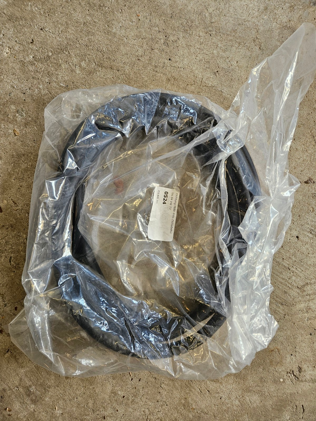 VW T3 Raamrubber Midden Links/Rechts/Schuifdeur tot 1984, Ophalen of Verzenden, Nieuw, Volkswagen