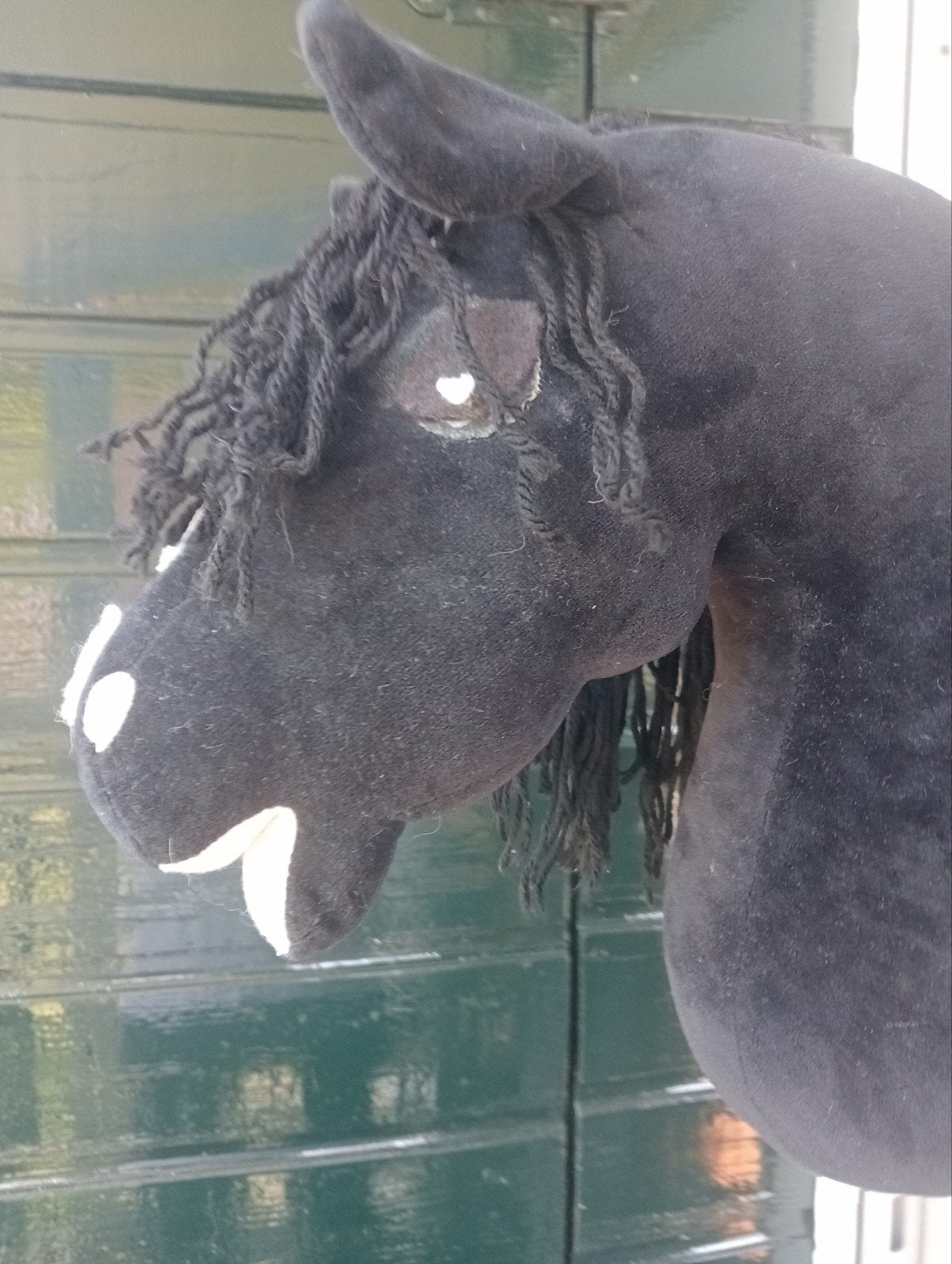 Zwarte hobbyhorse pipoos, Ophalen of Verzenden, Gebruikt, Jongen of Meisje