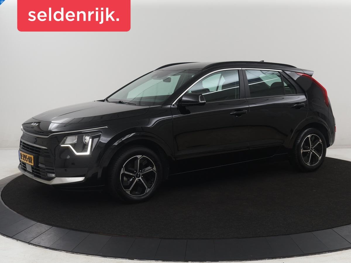 Kia Niro 1.6 GDi Hybrid DynamicLine | Half leder | Adaptive, Auto's, 1374 kg, Gebruikt, Euro 6, Leder en Stof
