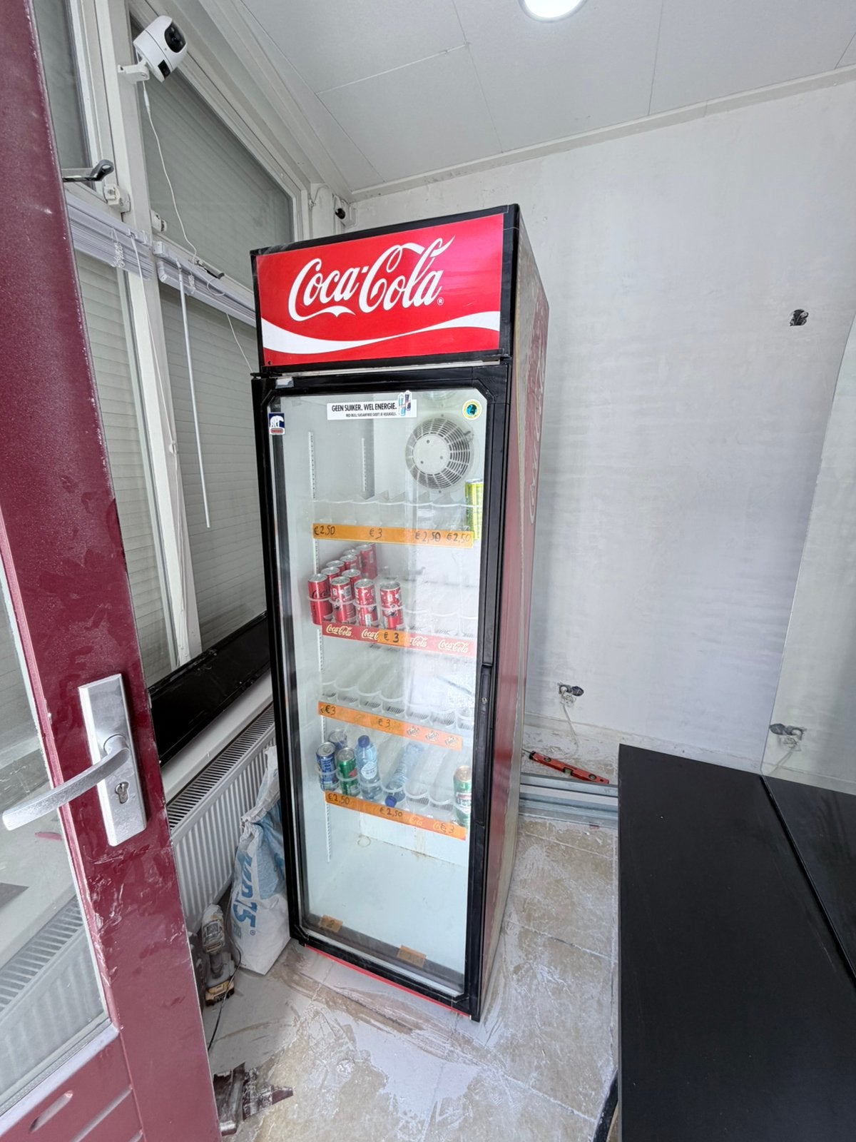 Te koop COCA COLA koelkast, Ophalen, Zonder vriesvak, 200 liter of meer, 160 cm of meer