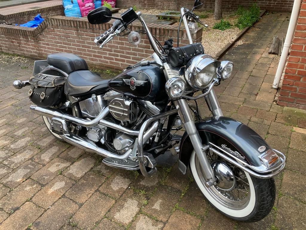 Harley-Davidson Heritage Softail Nostalgia FLSTN 1995 EVO, 2 cilinders, 1340 cc, Gebruikt, Particulier