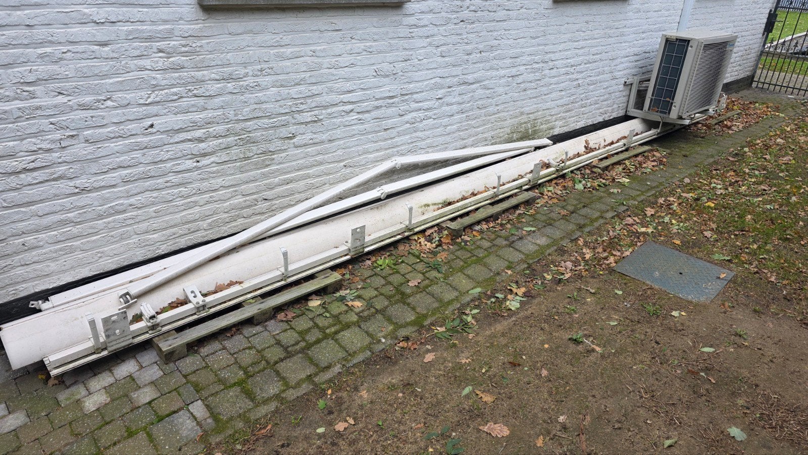Knikarmscherm - Opknapper, Ophalen, Gebruikt, 450 cm of meer, Elektrisch