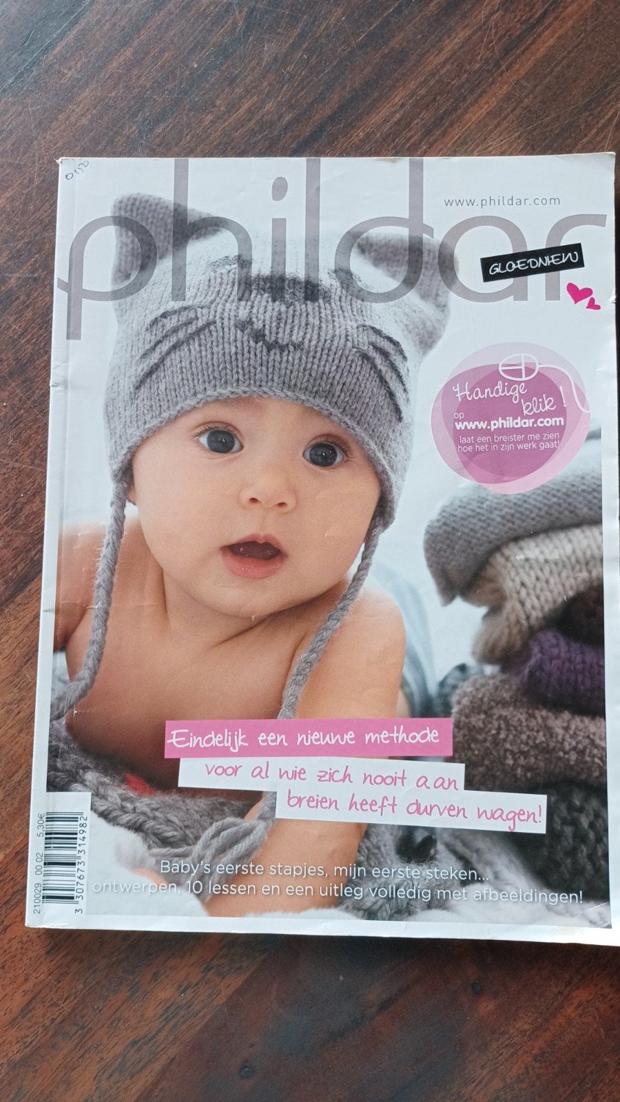 Phildar Baby, breien voor beginners, Hobby en Vrije tijd, Breien en Haken, Ophalen of Verzenden, Zo goed als nieuw, Breien, Patroon of Boek