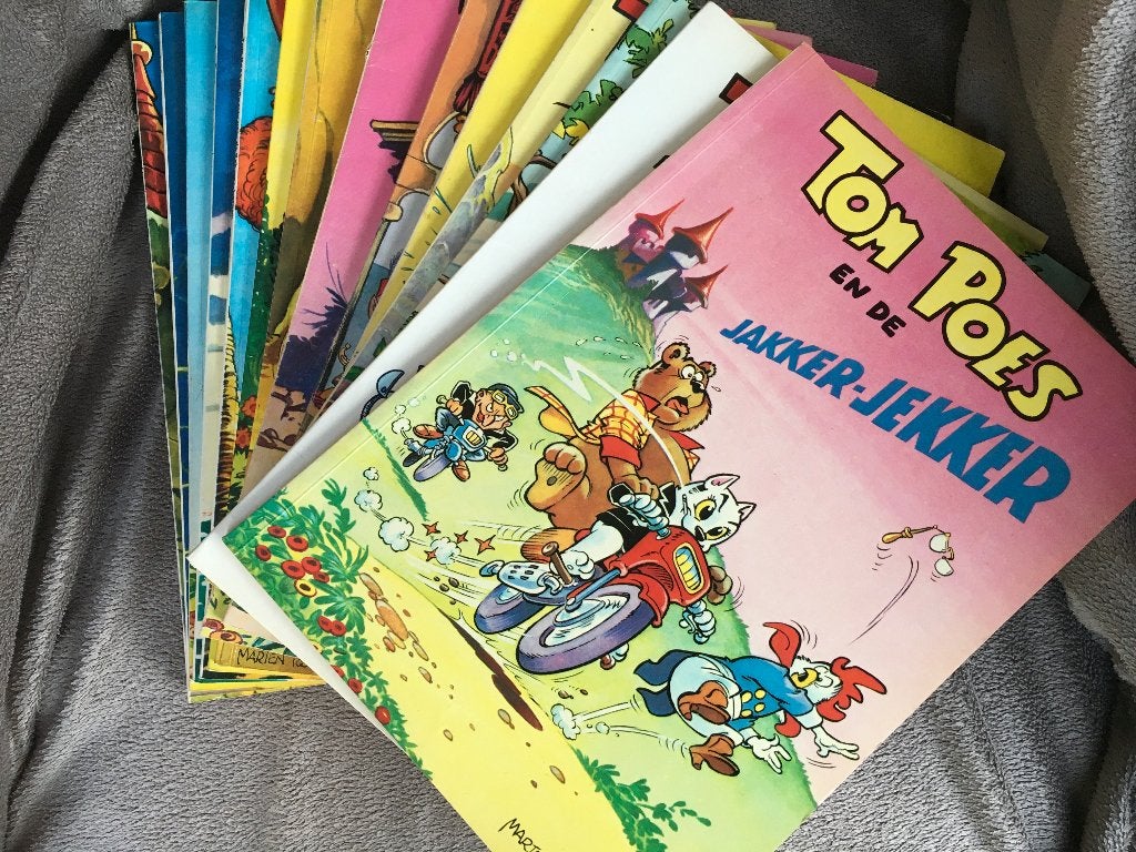 Tom Poes serie, Boeken, Stripboeken, Gelezen, Ophalen of Verzenden, Marten Toonder studios, Meerdere stripboeken