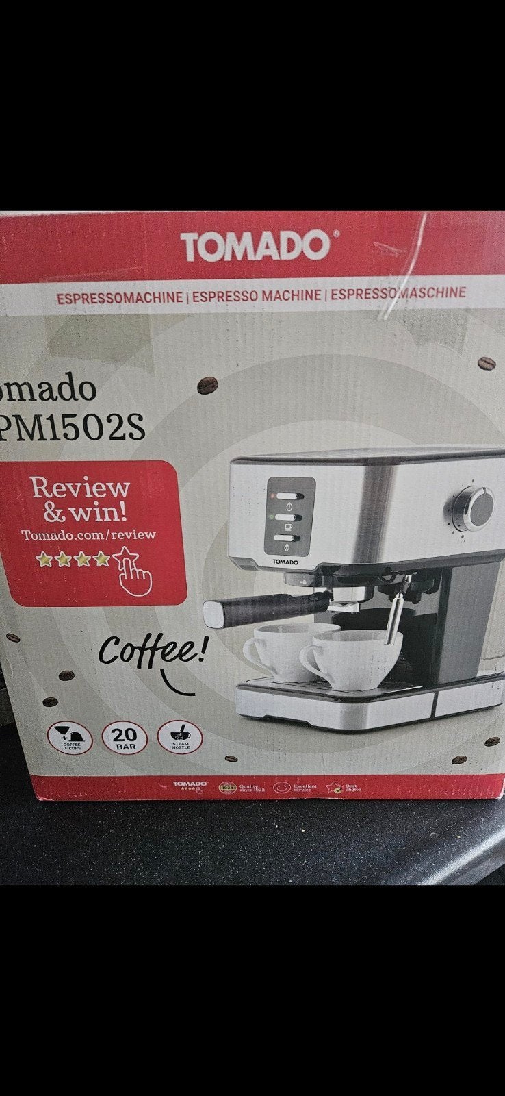 Espresso koffiemachine zo goed als nieuw, Ophalen of Verzenden, Zo goed als nieuw, Koffiemachine