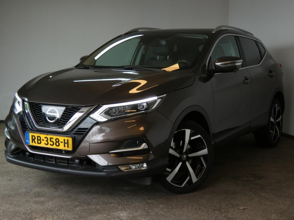 Nissan QASHQAI 1.2 Tekna (bj 2017, automaat), Automaat, Gebruikt, 4 cilinders, Bruin