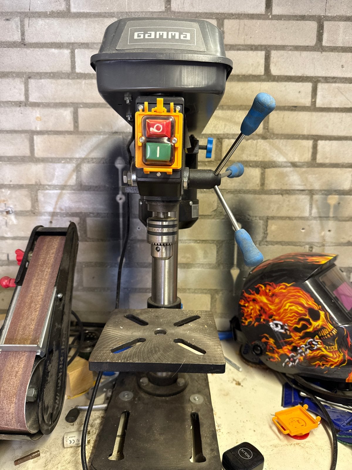 Gamma Kolomboormachine - Zo goed als nieuw.., Ophalen, Zo goed als nieuw, Minder dan 400 watt, Kolomboormachine