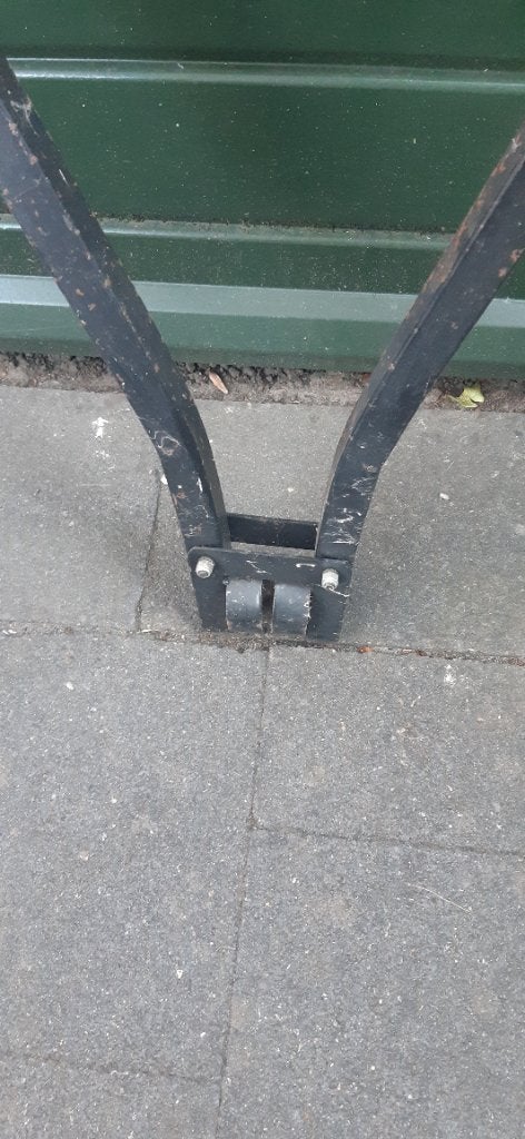 Fietsendrager voor 1 fiets, Ophalen, Gebruikt, Brede banden, 1 fiets