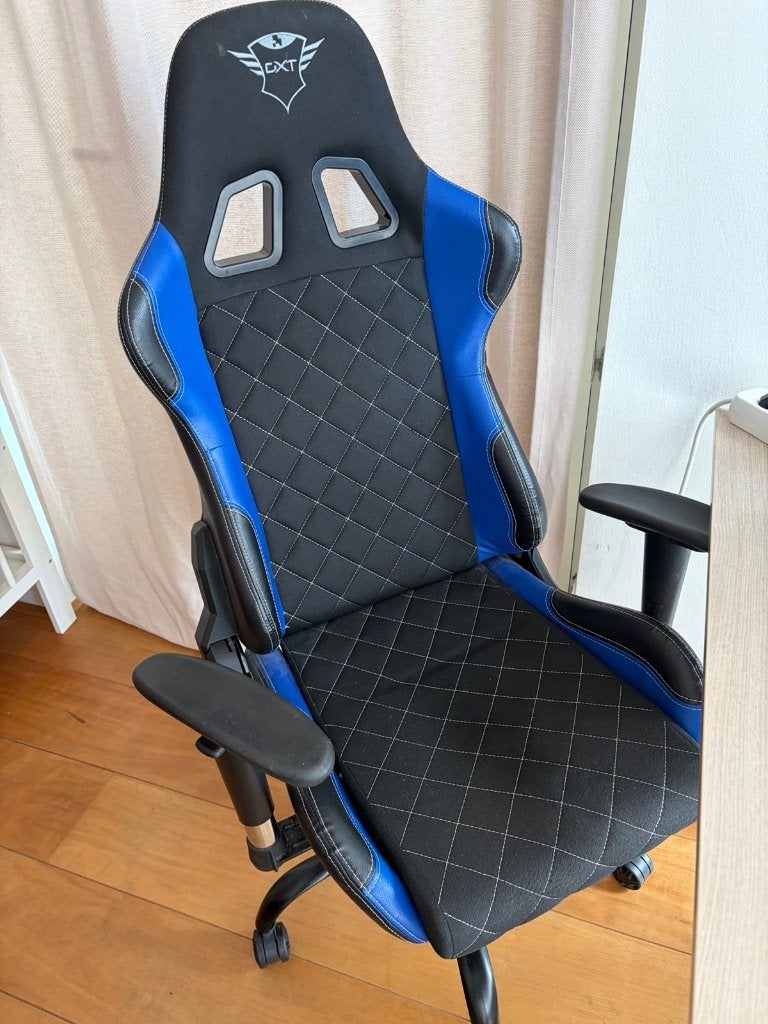 gaming chair, Ophalen, Gebruikt, Blauw, Gaming bureaustoel