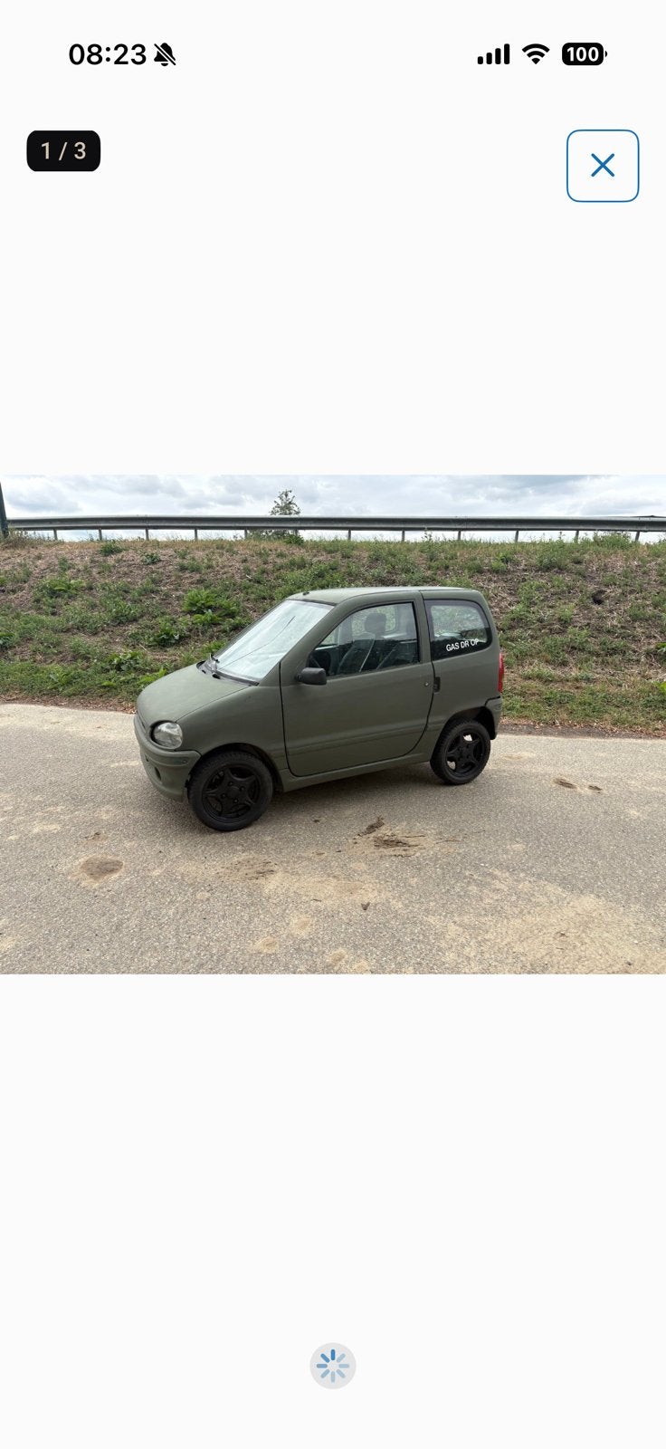 Microcar, Ophalen, 16 km/u of meer, 46 km of meer, Gebruikt