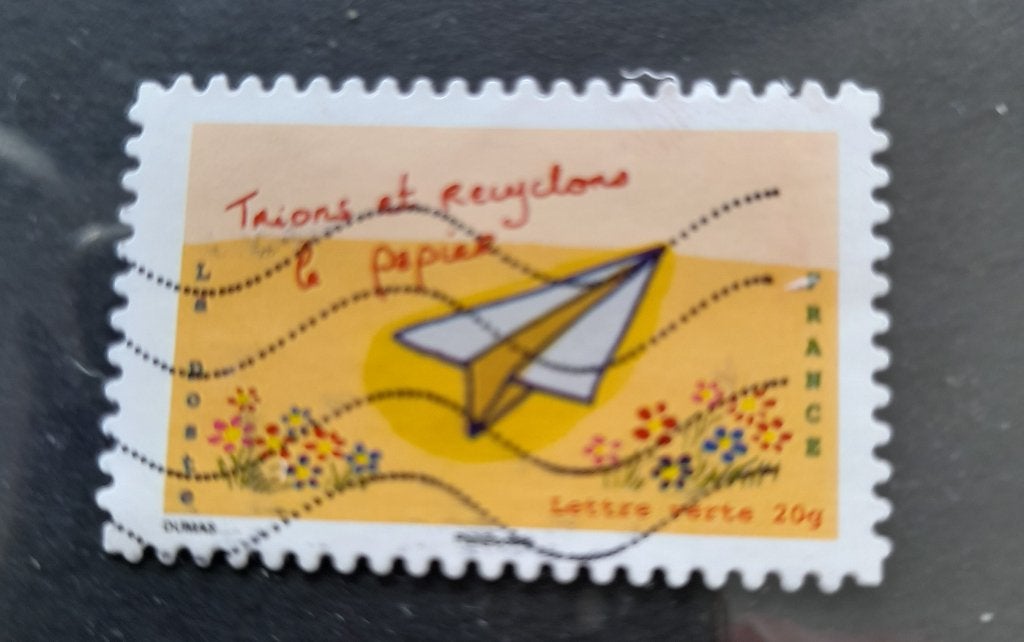 Postzegel Frankrijk 2014, Verzenden, Gestempeld