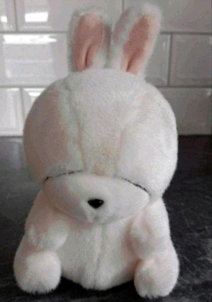 Mashimaro Rabbit  konijn pluche 20cm vintage nr3, Ophalen, Zo goed als nieuw, Konijn