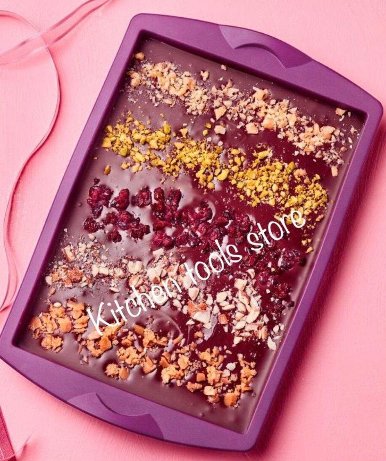 Tupperware multiflex siliconen rechthoekig oven bakvorm 1L, Paars, Overige typen, Nieuw, Ophalen of Verzenden