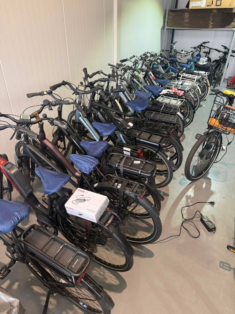 Partij fietsen, Fietsen en Brommers, Elektrische fietsen, Gebruikt, Overige merken, Ophalen