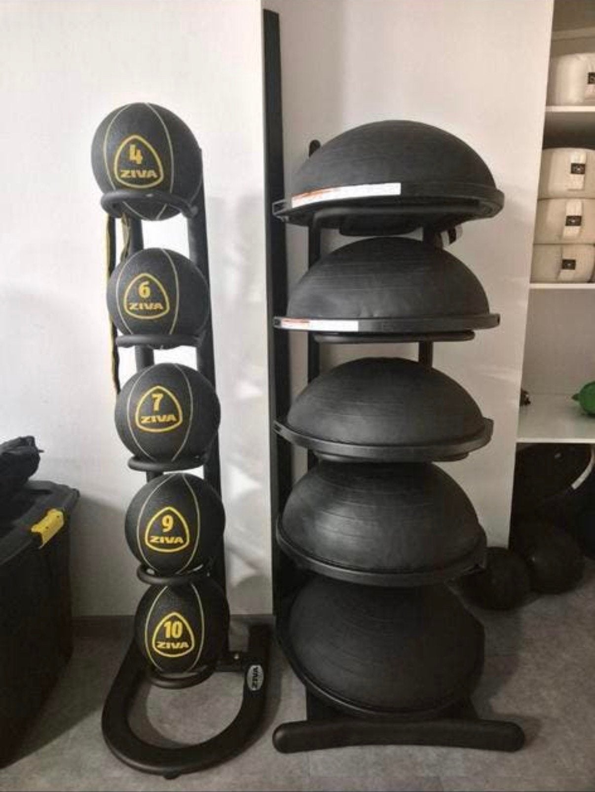 BOSU Balance Trainers + Medicijnballen Set, Ophalen, Zo goed als nieuw