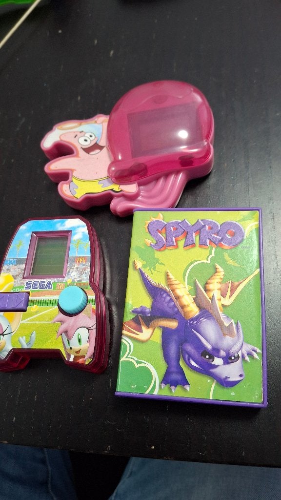 McDonald's  games (SpongeBob, Sonic, Spyro), Verzamelen, Ophalen of Verzenden, Gebruikt