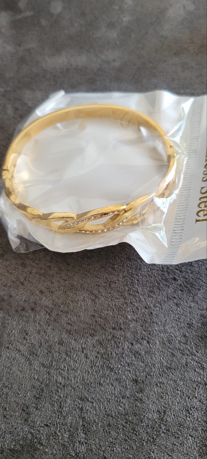 7x Gouden kleurige Armbanden - Roestvrij Staal, Verzenden, Nieuw, Goud, Staal