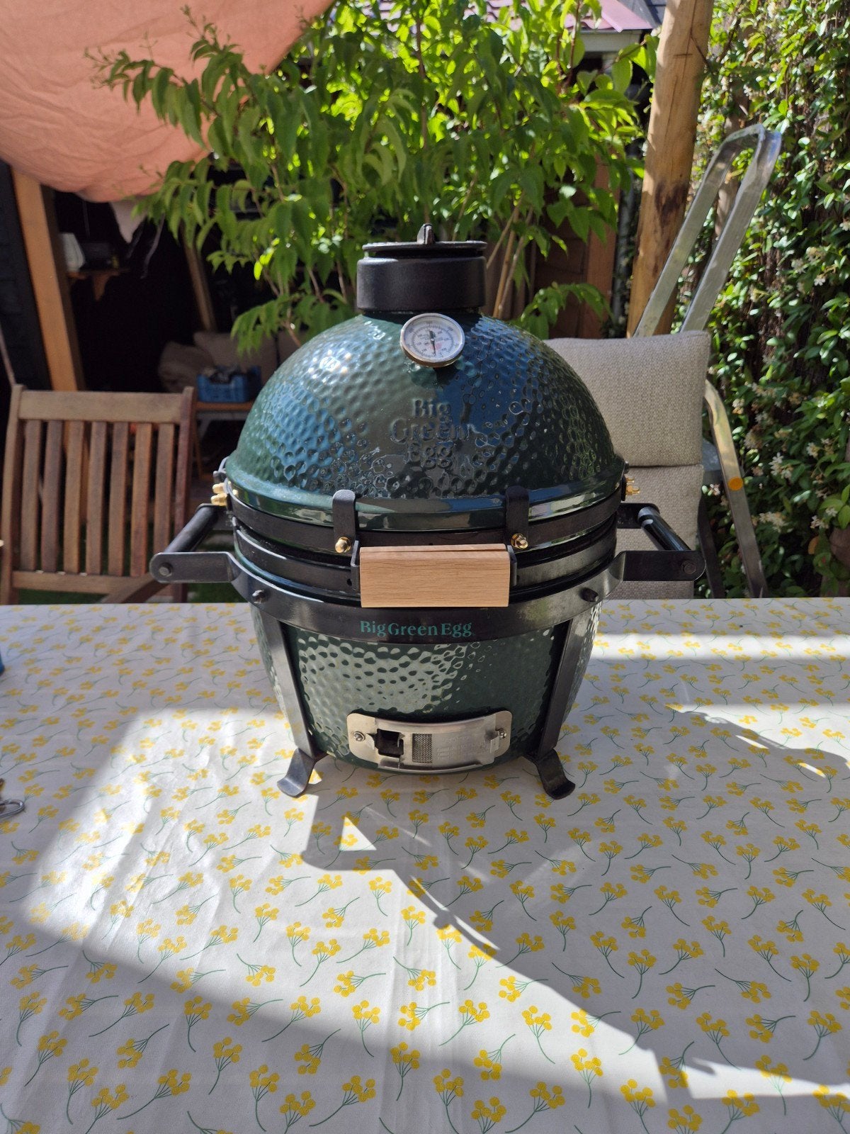 big green egg minimax, Tuin en Terras, Houtskoolbarbecues, Gebruikt, Ophalen